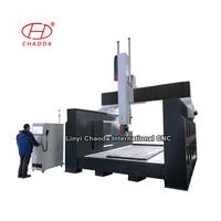 Offre Spéciale 3D PIERRE polissage fraisage sculpture CNC GRANIT cuivre coupe machine 5 axes Marbre CNC machine