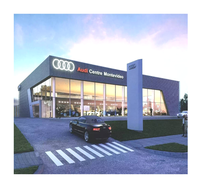Diseño de Almacén Prefabricado con Estructura de Acero para Concesionario de Autos Usados