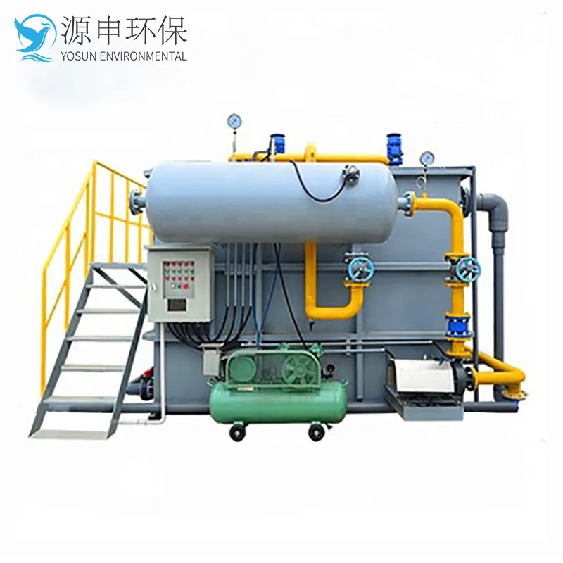 جهاز تنقية التدفق الهوائي في معالجة المياه الصرفية الصناعية DAF بالأغذية، والبتروكيماويات، والطباعة