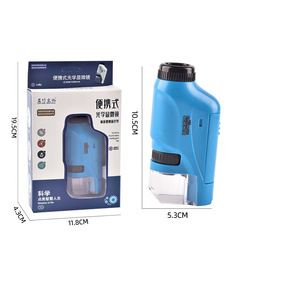 ชุดอุปกรณ์พกพา ไฟ LED สำหรับห้องปฏิบัติการ 60X-120X ของเล่นเพื่อการศึกษาวิทยาศาสตร์ชีวภาพสำหรับเด็ก ของขวัญสำหรับเด็ก - Product Image 4