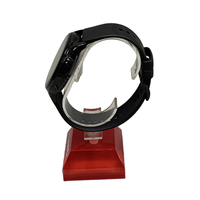 Présentoir de Luxe Personnalisable en Acrylique en Forme de C pour Montres, Support Détachable Haute Clarté pour Comptoir, Marque Boutique AURORA