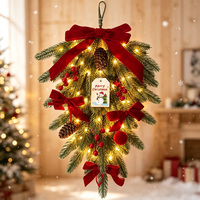 Nouveaux produits de décoration lumineuse LED pour sapins de Noël 2026 – Couronnes de Noël uniques et fournitures d'ornements de Noël