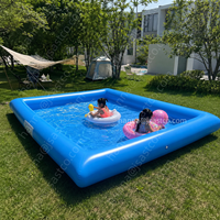 Piscine gonflable en PVC durable, installation et vidange faciles, idéale pour les fêtes d'été dans le jardin et les loisirs en famille
