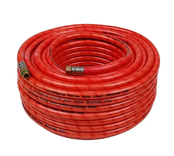 garden hose 8.5mm 10mm 3 ply pvc high pressure water hoses spray air rubber hose