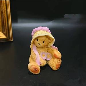 MUYULINS DIY Handmade 3D Sitting <b>Cute</b> <b>Bear</b> Scented Candle Silicone Mold - Product Image 5
