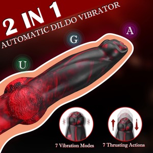 Hot Sale Weiche Silikon Monster <span class=keywords><strong>Dildo</strong></span> Multi Farbe Große Größe Realistische Anal Schub Vibrator Dildos - Product Image 3
