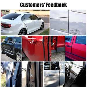 Protection universelle pour les bords des portes de voiture de type U, 4m/8m, garnitures de style, bandes en caoutchouc anti-rayures, autocollants pour portes de voiture - Product Image 6