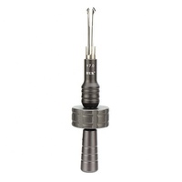 Démontage de la clé à bascule, dissolvant de l'étau, Kit de pistolet de ramassage de serrure, outil de pratique manuel clé Huk Cross Lock Pick