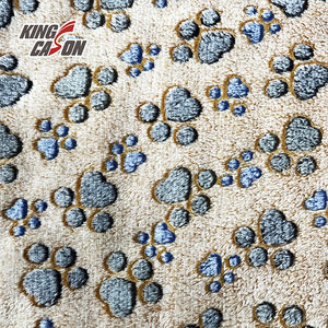 Kingcason Luxe Anti-boulochage Tendance Essentiel Doux Respirant Coupe-vent Imprimé <span class=keywords><strong>Double</strong></span> <span class=keywords><strong>Face</strong></span> en Polaire Flanelle pour Bébé - Product Image 3