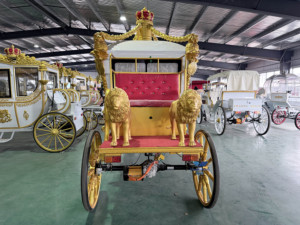 Nuevo Estilo HengYiSheng Henan Yiyang Carruaje de Calabazas Eléctrico para Bodas y Turismo, Estilo Cenicienta, para 4-6 Personas, Colores Personalizables - Product Image 3