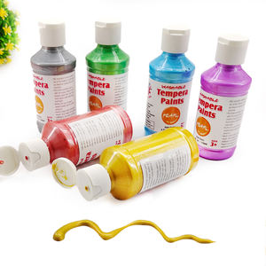 Peinture pour enfants entièrement personnalisable et lavable avec 6 <span class=keywords><strong>couleurs</strong></span> nacrées, 4 flacons de 4 fl oz, peinture non toxique et sans danger pour les enfants, pour l'école et l'artisanat - Product Image 4