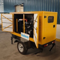 Générateur de haute qualité monté sur remorque, robuste, 30-500 kW, mobile, puissance fiable pour les travaux sur le terrain industriel