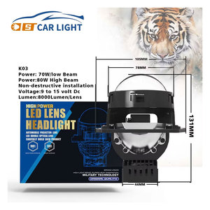 K03โปรเจกเตอร์ <span class=keywords><strong>LED</strong></span> แบบสองนิ้ว80วัตต์เลนส์โปรเจกเตอร์ <span class=keywords><strong>LED</strong></span> แบบไฮเปอร์โบลอยด์แบบปรับแต่งโลโก้ได้ - Product Image 1