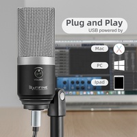 Fifine-Microphone à Streaming de haute qualité, avec supports de bureau détachables pour PC, pour Podcast