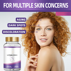 Nu Voedsel Huid Whitening Collageen Vitamine C Poeder Capsule Nieuwe Aankomst Oem Odm 500Mg L-Glutathion 60 Supplement Voor De Gezondheidszorg - Product Image 2