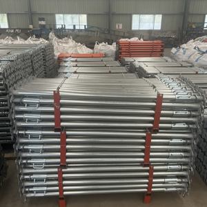 Réductions brésiliennes <span class=keywords><strong>sur</strong></span> l'échafaudage de construction chinois Ringlock poutre en bois coffrage pièces d'échelle échafaudages de soutien en acier - Product Image 4