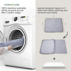 Bedsure, cama grande para perros, alfombrilla personalizada para mascotas, camas ortopédicas impermeables para cachorros, funda lavable extraíble, caja de fibra transpirable suave - Product Image 4