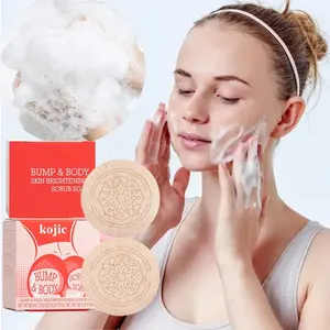 Wholesale Brands Kojic Acid Soap Turmeric Soap Blackhead Removal Anti-Acne Facial Cleaning Beauty Bath Handmade