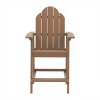 Chaise haute Adirondack en polystyrène, tabouret de bar écologique, résistant aux intempéries, chaise de sauveteur pour balcon