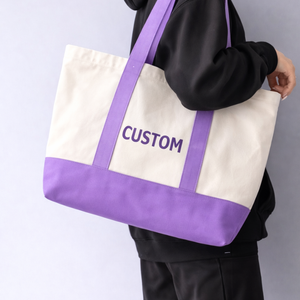 Wholesale Volmn Custom Canvas Tote Bag with Gusset and Pocket OEM Logo Printed Digital Printing Cotton Shopping Bag