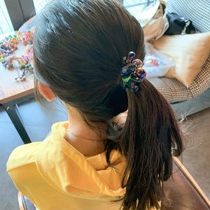 <span class=keywords><strong>2</strong></span>ピース/セット高品質ブラックチェンジアニマルスタイルヘアロープかわいい女の子ポニーテールヘアネクタイパーソナライズ弾性アクリルヘアバンド - Product Image 2