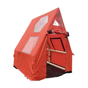 2023 Camping Outdoor Inflatables Pvc Buis Tipi Dak Tent Voor 6-8 Persoon