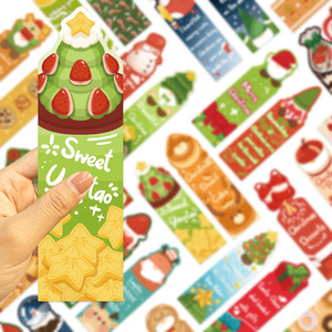 2026 recién 30 piezas dulce regalo para niños lindo dibujo animado encantador <span class=keywords><strong>Xmax</strong></span> Feliz Navidad marca de libro - Product Image 3