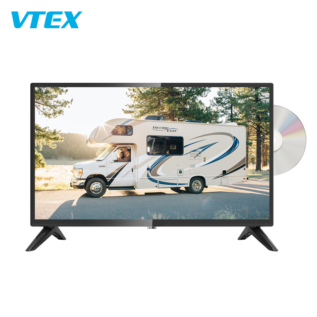Hot Sale Television 32 Inches Smart DVD TV Small Size Solar TV Sets DC 12v TV