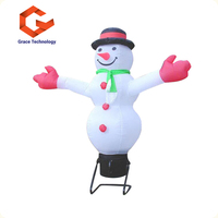 Mini hélicoptère gonflable pour adultes, Tubes en ciel ondulés pour une publicité, vente en gros,