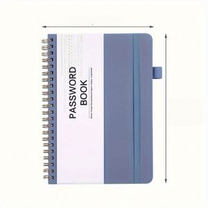 Cuaderno de Contraseñas A5 de Cuero PU con Índice Alfabético, Organizador Compacto y Duradero para Guardar Ingresos de Cuenta - Product Image 2
