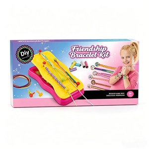 Set per Creare Braccialetti Fai-da-Te in Plastica e Poliestere per Bambini dai 7 ai 14 Anni con Guida <span class=keywords><strong>Video</strong></span> Passo-Passo - Product Image 6