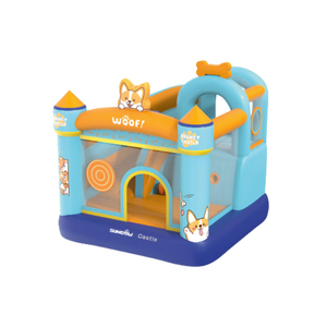 Castello Gonfiabile Personalizzato in Oxford Resistente con Trampolino per Bungee Jumping e Scivolo per Bambini - Product Image 4