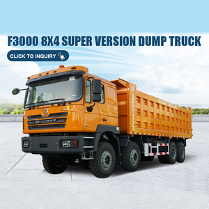 Brand New 351-400hp Euro 2 Diesel Shacman F3000 X3000 11-20T 8x4 Left Steering 12 Wheeler Heavy Truck with Rear Camera - Product Image 2