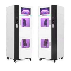 Lave-chaussures et sèche-chaussures extérieur compatible Nayax - Distributeur automatique à monnayeur pour désinfection et désodorisation - Appareil de nettoyage commercial - Product Image 4