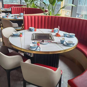 Marmite chaude pour <span class=keywords><strong>barbecue</strong></span> intérieur personnalisé <span class=keywords><strong>table</strong></span> de <span class=keywords><strong>barbecue</strong></span> <span class=keywords><strong>table</strong></span> en pierre frittée <span class=keywords><strong>avec</strong></span> <span class=keywords><strong>barbecue</strong></span> <span class=keywords><strong>barbecue</strong></span> marmite <span class=keywords><strong>table</strong></span> à manger intégrée - Product Image 3