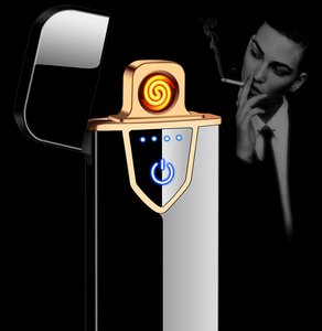 2023 chaud coloré petit et pas cher flamme fil de chaleur écran tactile mini électrique usb allume-cigare - Product Image 2