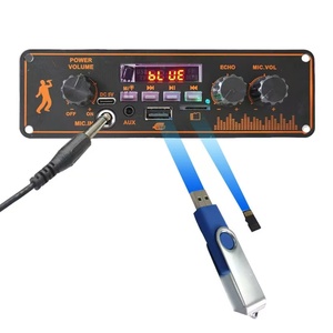 Cdwep karaoke <span class=keywords><strong>Board</strong></span> khuếch đại 3.7V sạc không dây màu xanh Loa răng loa siêu trầm bảng mạch khuếch đại với BT 5.0 - Product Image 2