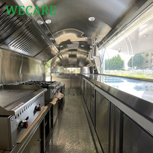 वेकेयर स्टेनलेस स्टील फूड ट्रैक कस्टम मोबाइल फूड ट्रक पूरी तरह से सुसज्जित रसोई बार ट्रेलर बिक्री के लिए मोबाइल फूड ट्रक - Product Image 6