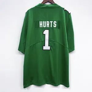 Hot Seller Wholesale American Football Stitched stock Rugby #10 JONES cheap 100%polyester Breathable Football jerseys