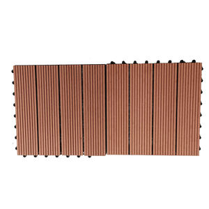 Azulejo de madera de plástico para patio compuesto extraíble Garden Peel and stick WPC piso terraza exterior enclavamiento veneciano <span class=keywords><strong>alberca</strong></span> - Product Image 6