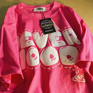 T-shirt Personalizzate con Logo 3D Stampato in Rilievo, Cotone Pesante Oversize 230~280GSM per Uomo, Magliette Estive con Il Mio Logo - Product Image 2