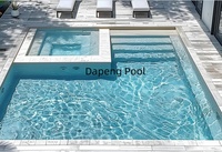 Unabhängiger Kleiner Glasfaser-Swimmingpool mit UV-Beständigem und Langlebigem Design für Kinder und Kleine Boote