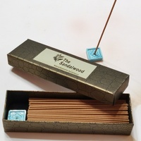 Bâtons d'encens naturels sans bambou en bois de santal et oud bio - Encens chinois écologique au design personnalisable pour