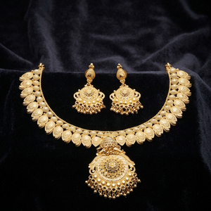 Venta al por mayor 14K 18K 24K chapado en oro formando collares conjunto, joyería de diseño tradicional, joyería de moda, joyería llena de oro de latón. - Product Image 1