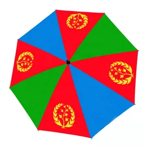 2021 Hot Sell High Quality Custom Fast Delivery Eritrea Flag Umbrella For Promotion