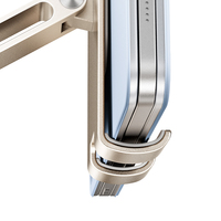 Jopree X100Pro Silky Support en aluminium à rotation à 360 ° Support flexible de visualisation multi-angle pour accessoire de bureau IPad/Samsung