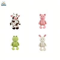 Fabricant de jouets en peluche couineurs personnalisés pour animaux de compagnie, multi-packs, assortiment de jouets en peluche pour chiens à motifs de dessins animés, vente en gros en vrac, jouet couineur pour chien OEM ODM CPC