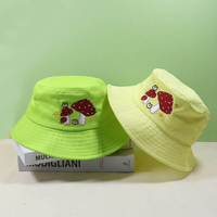 Sombrero de cubo personalizado al por mayor algodón pesca caza verano viaje cubo gorra sombrero para niños y adultos