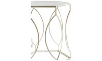 Ensemble moderne de 2 fils métalliques hexagonaux imbriqués table à thé café maison mini meubles salon