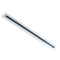 Diffuseur linéaire moderne à fente, grille d'aération linéaire encastrée pour plafond, pour climatiseur d'hôtel ou de bureau